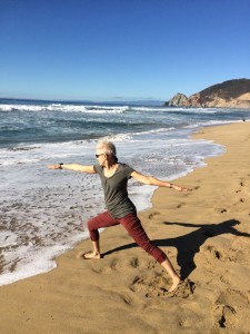 Yoga at Montara Beach, CA