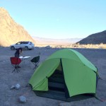Dry camp o Cottonwood Canyon Road, Death Valley
