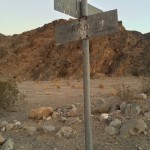 Marble and Cottonwood Canyon junction, Death Valley