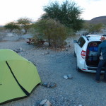 Camping at Panamint Springs Resort, Death Valley NP