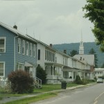 Typical town beside the creek
