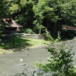 Cabin with private suspension bridge on Pine Creek