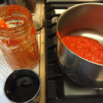 Cooking the fermented sauce