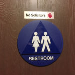 Odd restroom sign at Taco shop