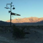 The Bat Sign on the road to the Saline Valley Hot Springs