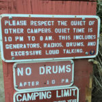 We did not see any drums at Saline Valley hot springs