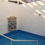 Clean hot pool at Delight's, Tecopa