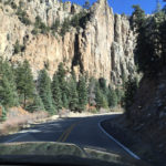 Cimarron Canyon cliffs, New Mexico